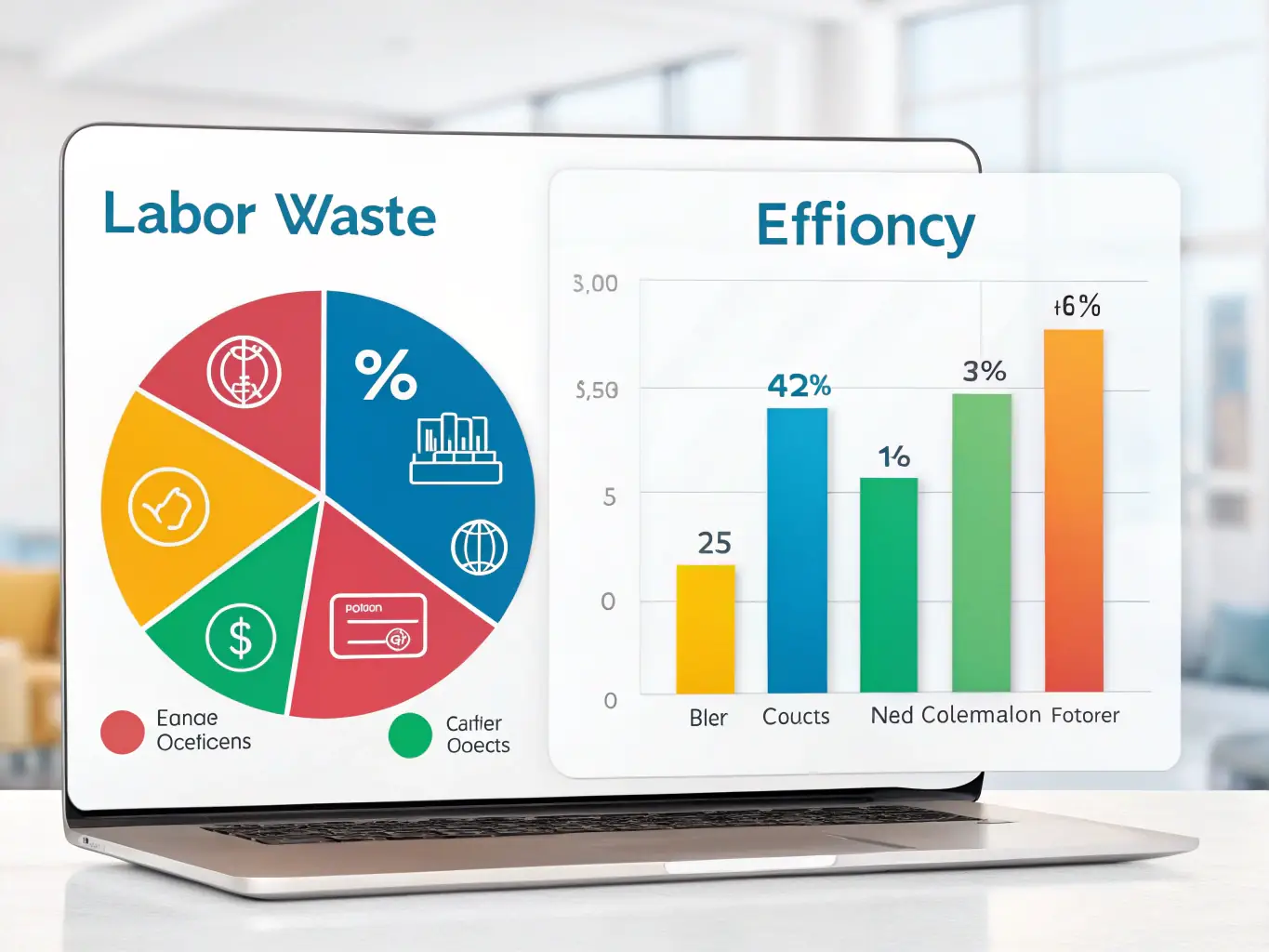 A visually appealing graphic illustrating the cost breakdown of a Buy Local Collective postcard campaign, highlighting the shared expenses and individual savings for participating businesses.